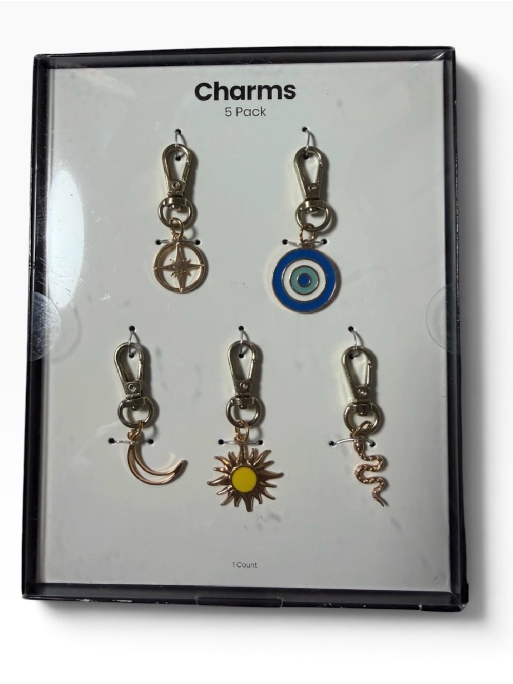 5-Pack Gold Charm Set/Keychain